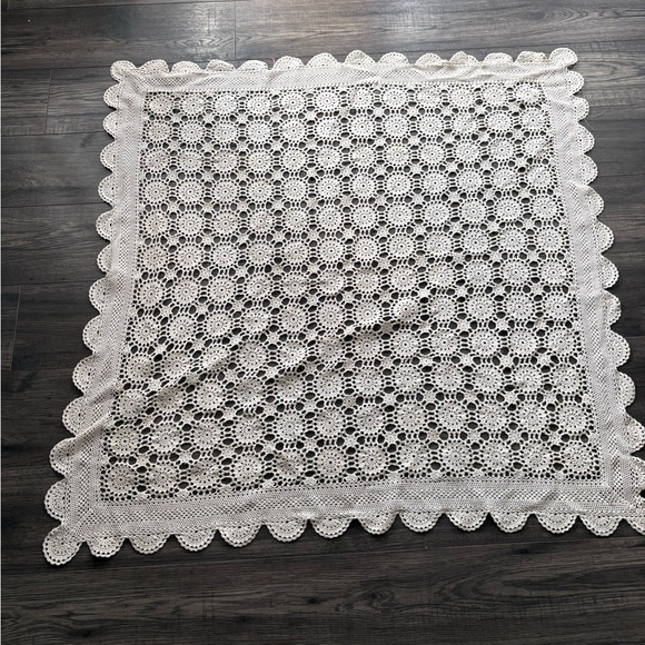 Other - Crochet Lace Tablecloth